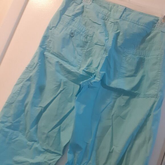 Women's 7 Pocket Blue Capris Reitmans size 11 - Picture 5 of 13